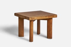 René Martin & Charlotte Perriand, table basse, pin, France, années 1950