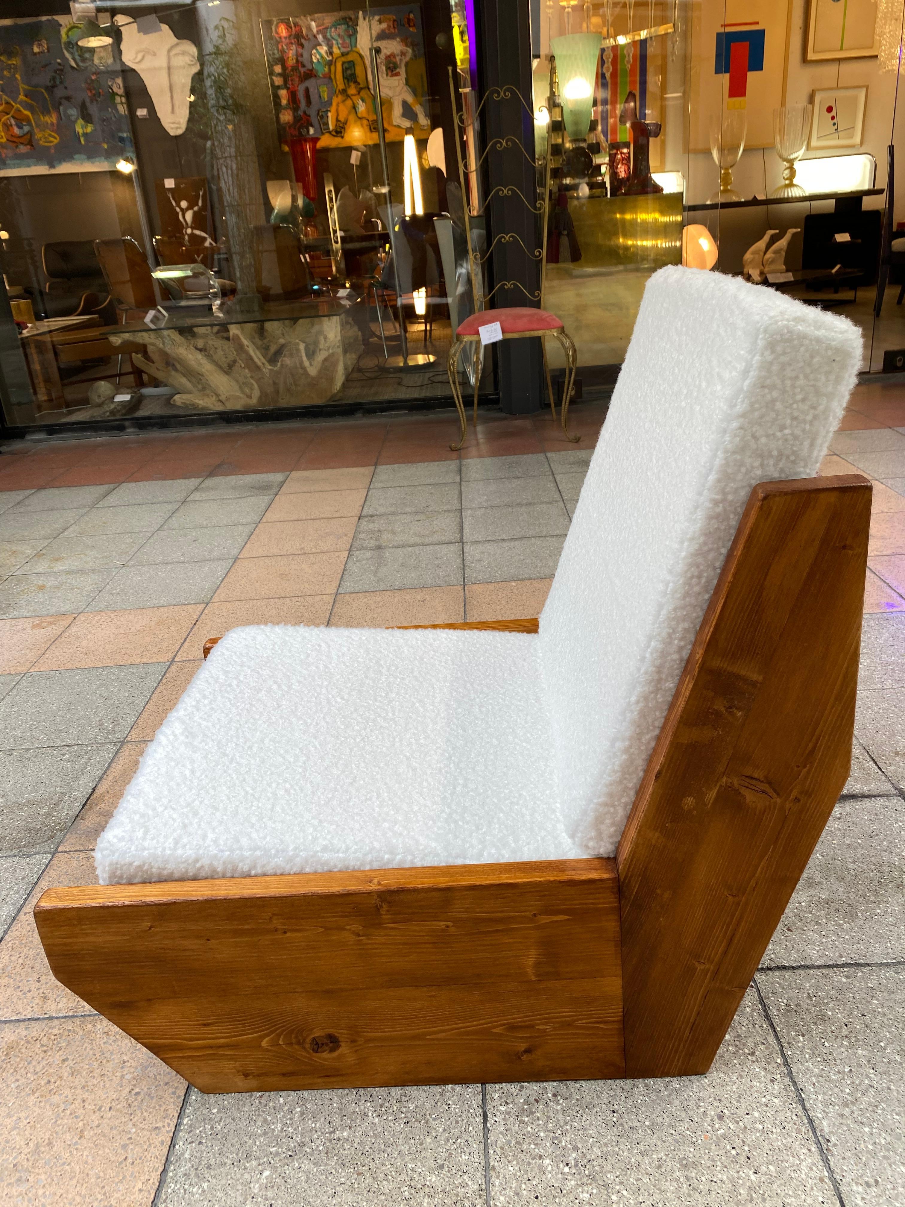 Mid-20th Century René Martin fireside chair - 1960s