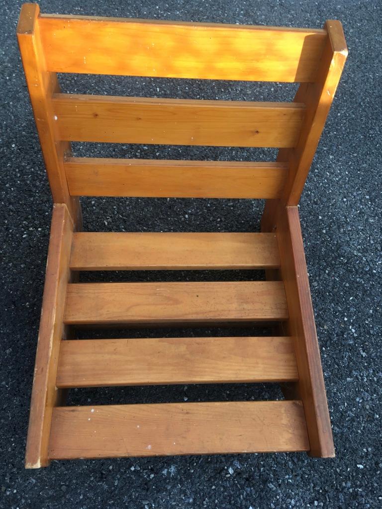 Mid-20th Century René Martin Pair of Pine Lounge Chair