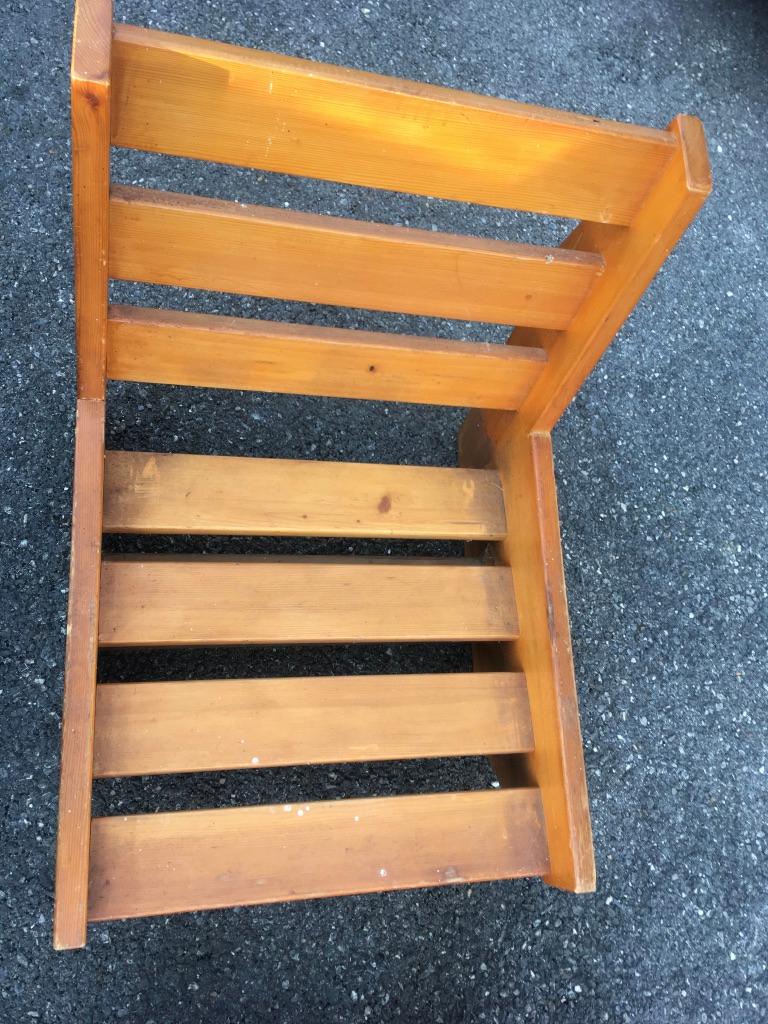 René Martin Pair of Pine Lounge Chair 1