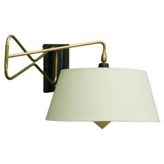 Rene Mathieu  Wall Lamp for Lunel, France 1950s