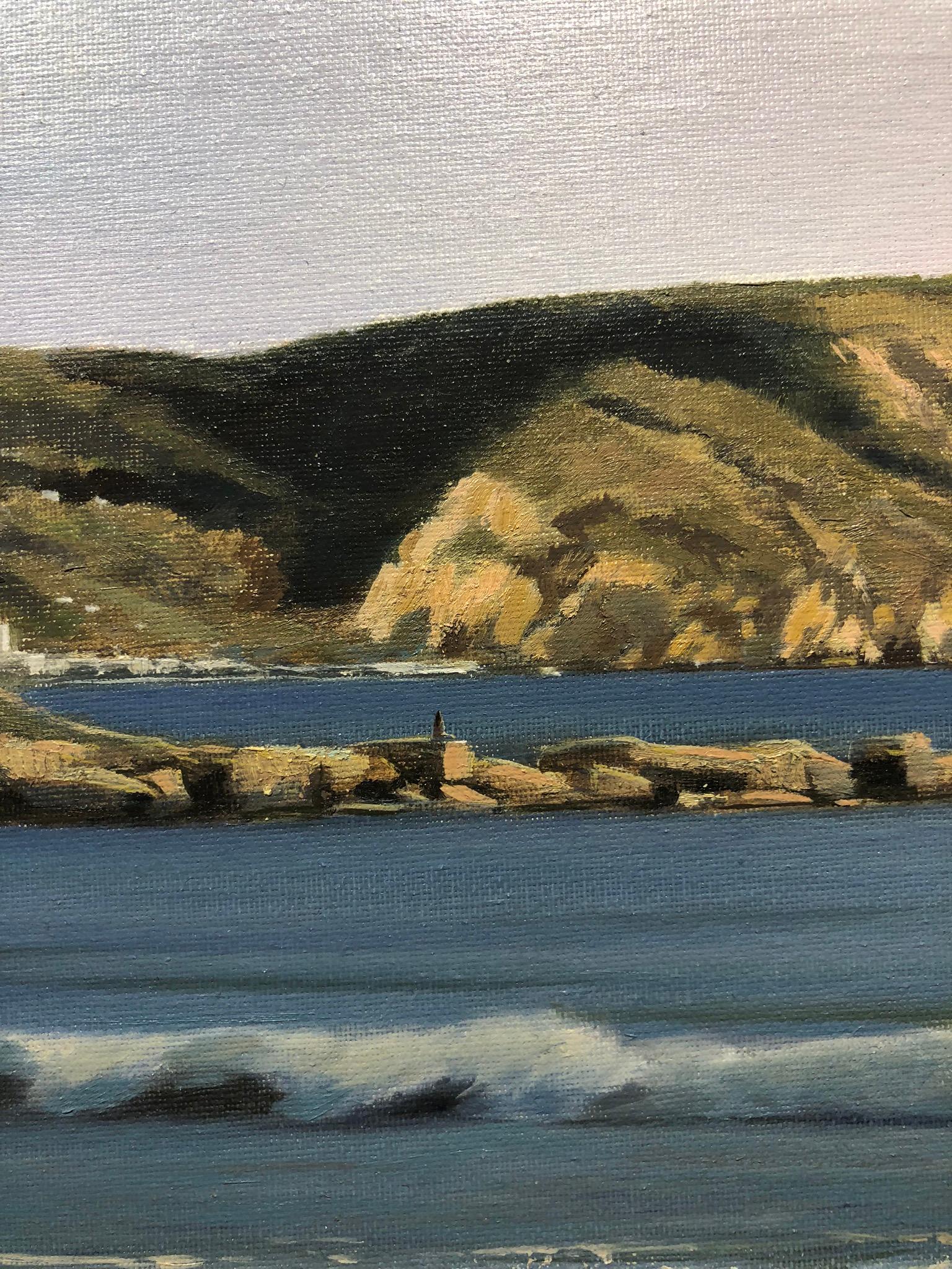 how to paint rocky cliffs