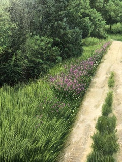 El Paseo, paisaje muy detallado con un sendero aislado que se adentra en un denso bosque