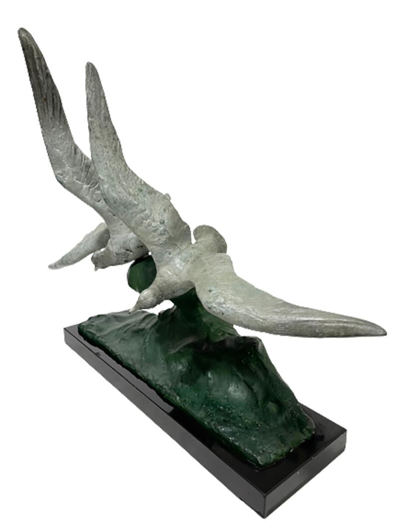 Bronze René Papa, sculpteur français 19ème - 20ème siècle sculpture en bronze, années 30 en vente