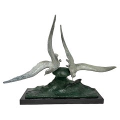Rene Papa, French Sculptor 19th-20th Century Bronze Sculpture, 1930s