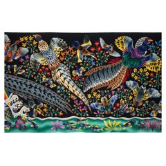 René Perrot "The Great Waterfall" - Monumental French Wool Tapestry