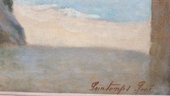 View of a village from the South of France