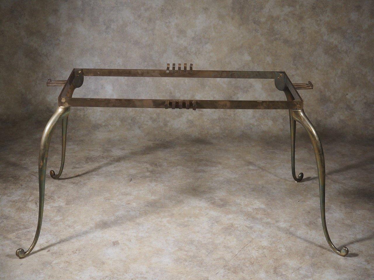 Mid-20th Century Rene Prou Low Bronze Table For Sale