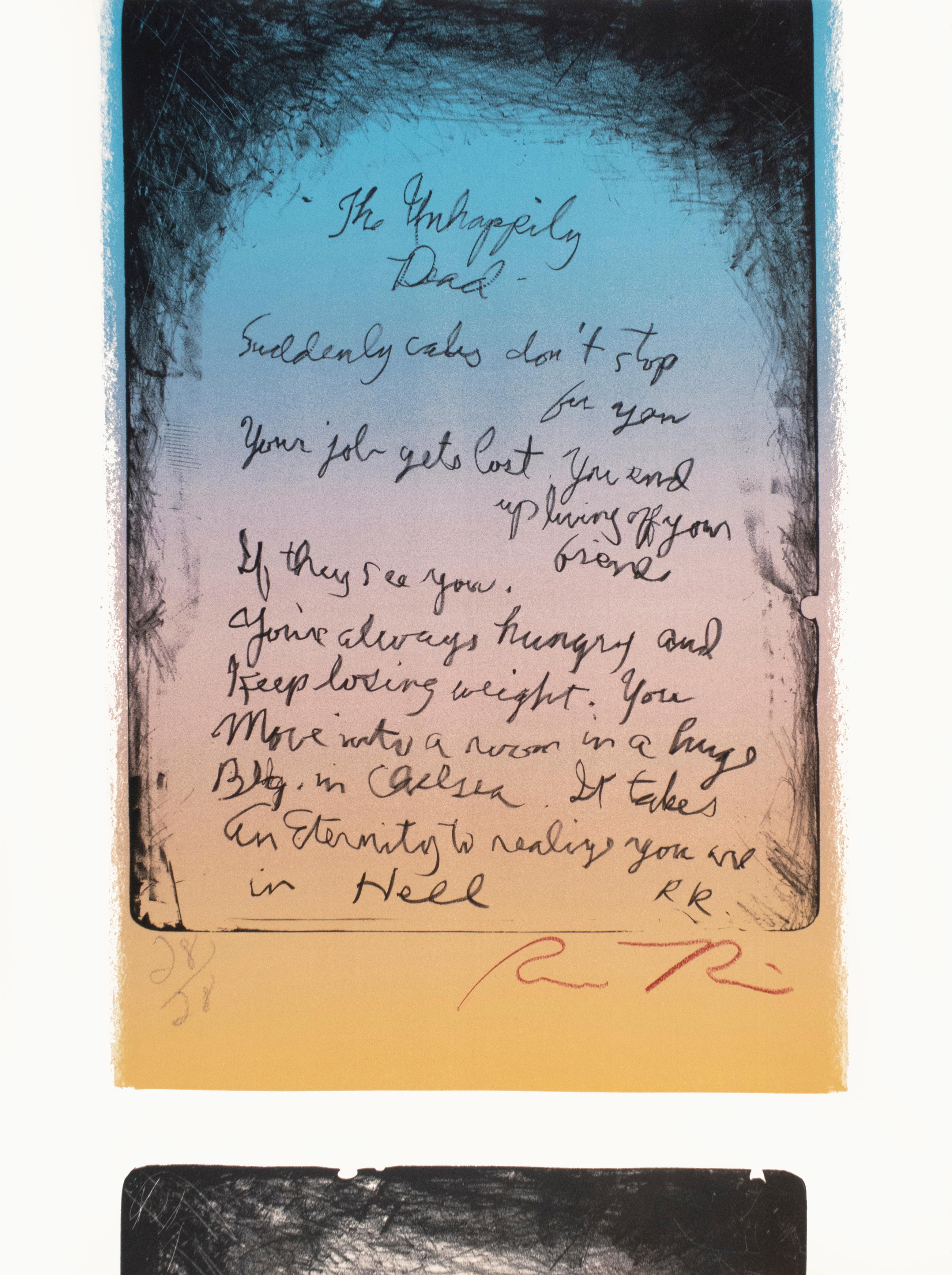 The Unhappily Dead: Rene Ricard Poesie des 1980er Chelse New Yorker Lebens Regenbogen im Angebot 1