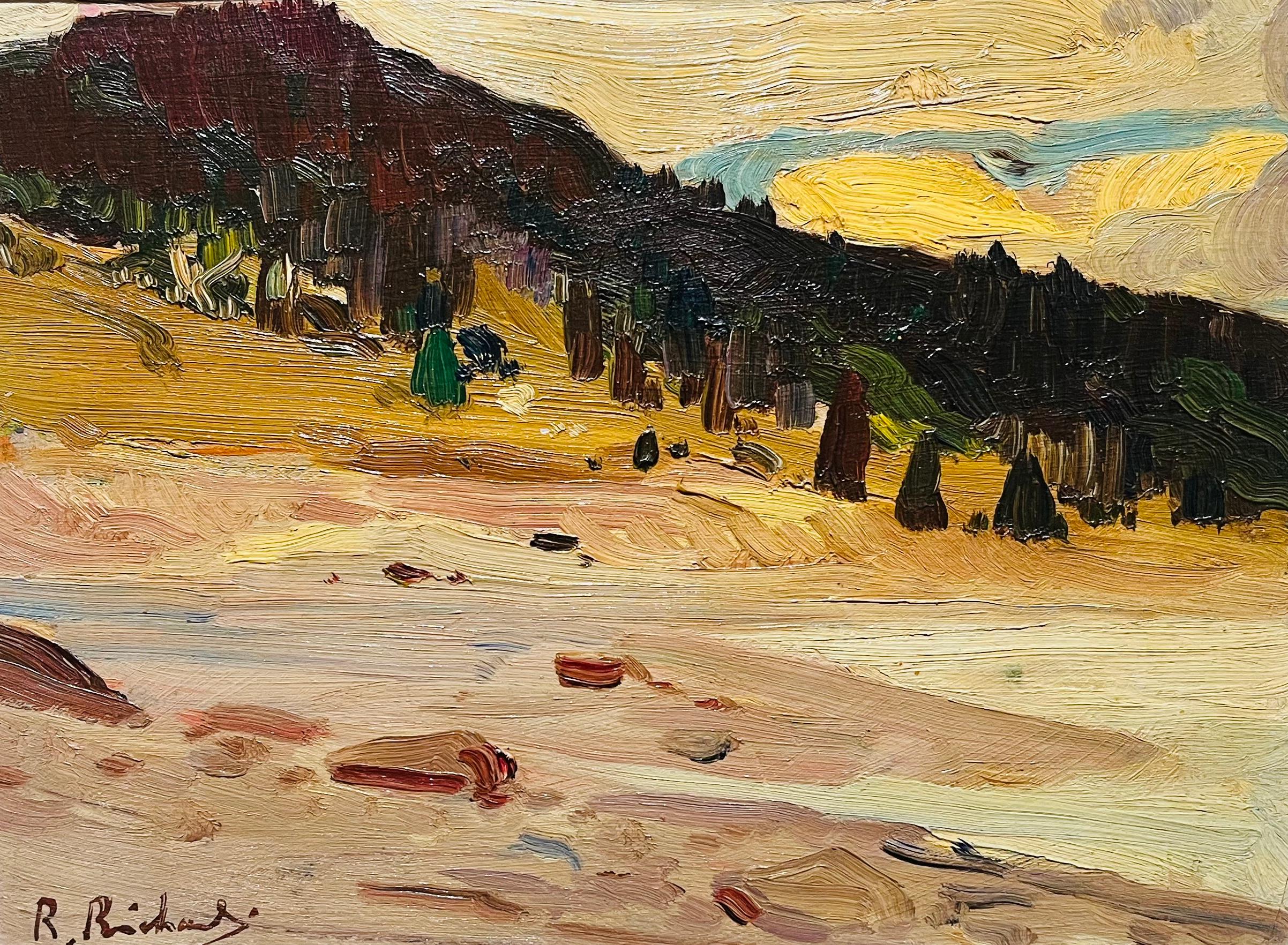 René Richard, canadese, 1895-1982
Olio su tavola
9 x 12  in
Firmato in basso a sinistra: A. Richard
incorniciato 