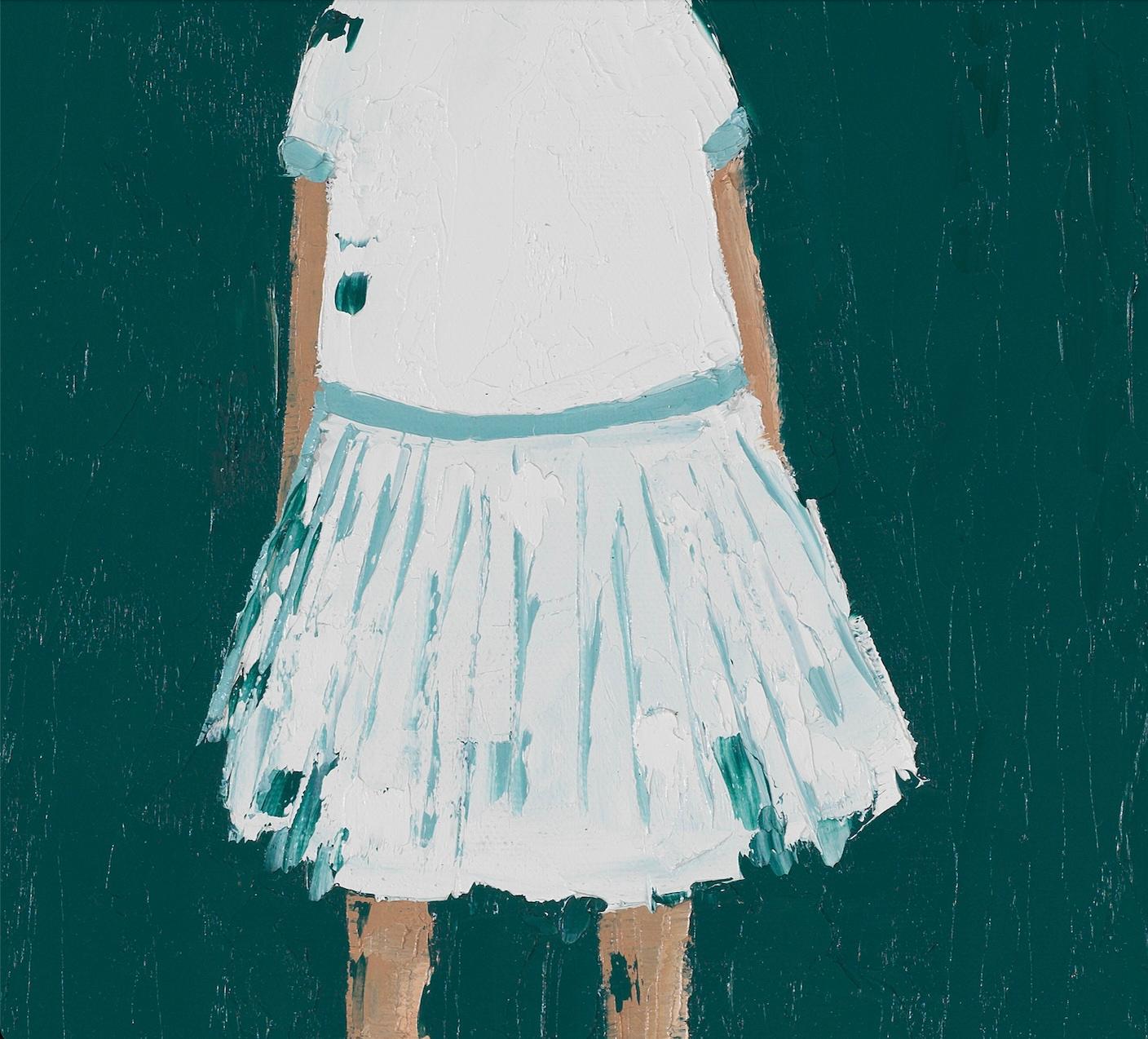 Blanche - Abstract Painting by René Romero Schuler