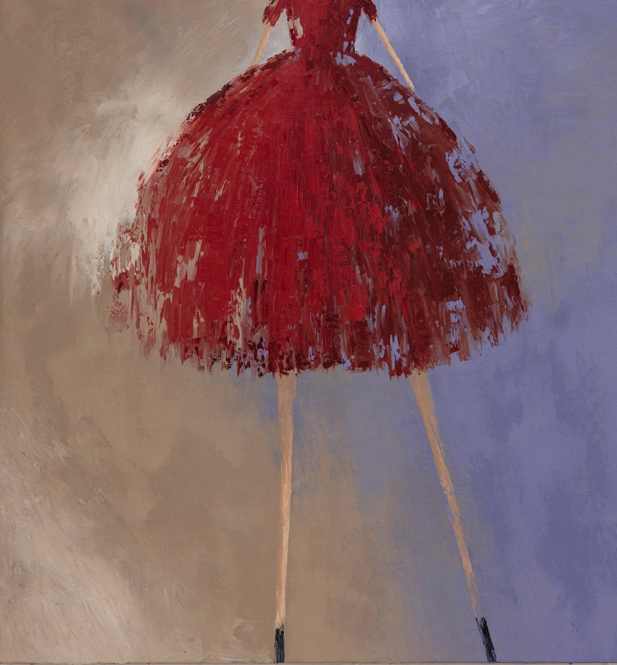 Dayana - Painting Espressionista di René Romero Schuler