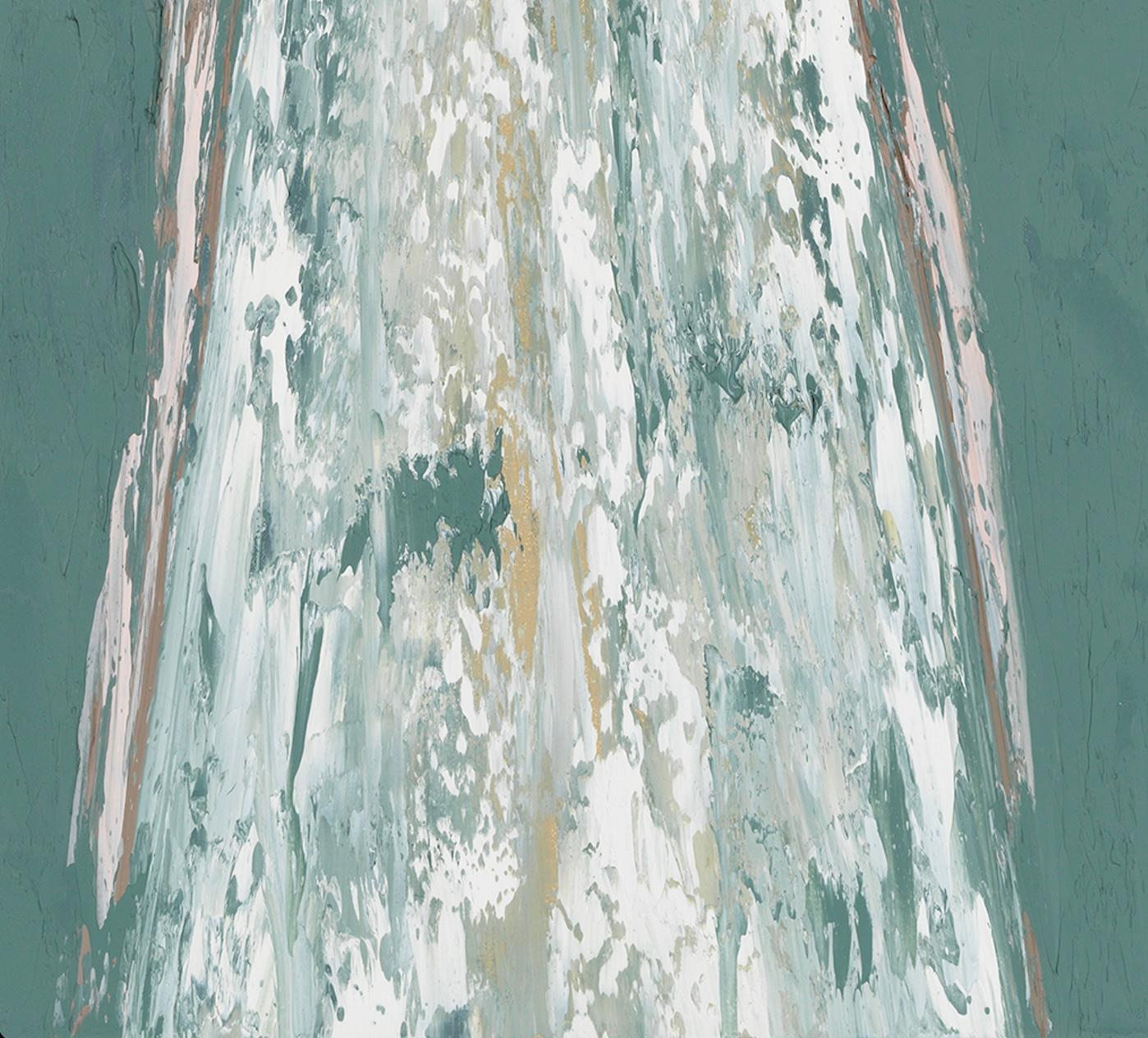 Leska - Gris Abstract Painting par René Romero Schuler