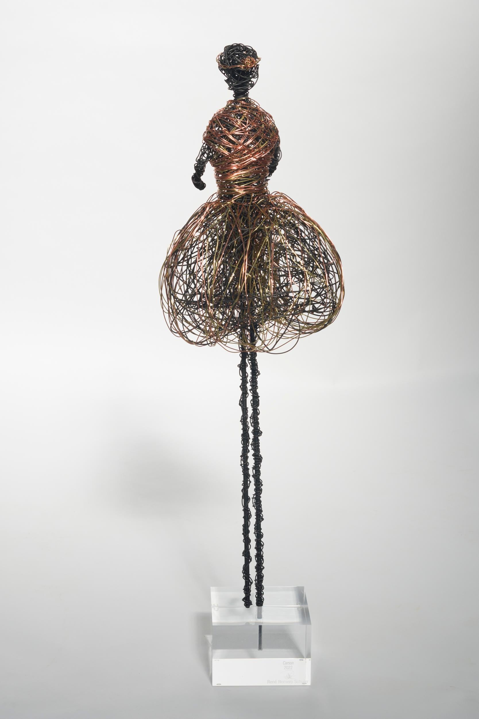 Carsons - Sculpture di René Romero Schuler