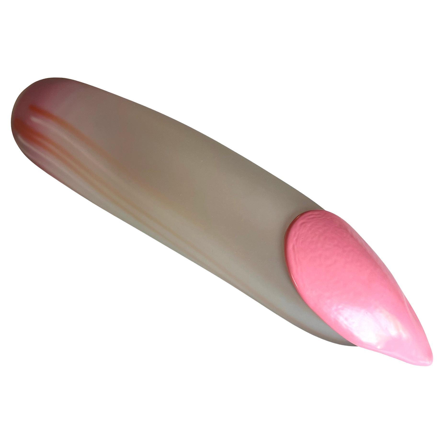 Scultura di dita soffiate a mano del 1980 della serie 