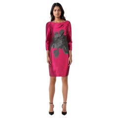 Rene Ruiz Pink Floral Print Dress Size L