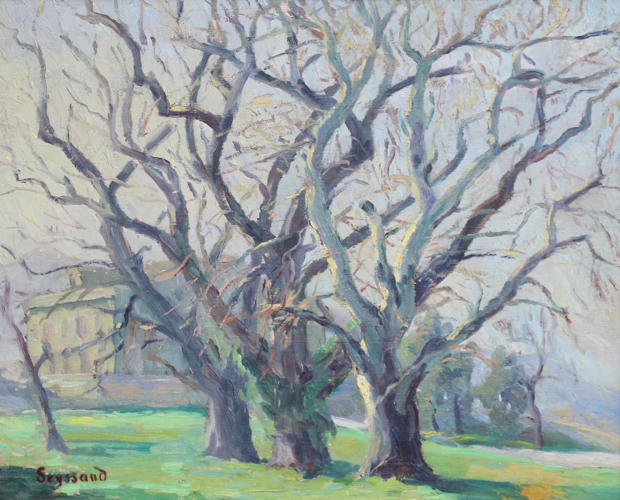 Les Premiers Signes du Printemps - Painting by René Seyssaud