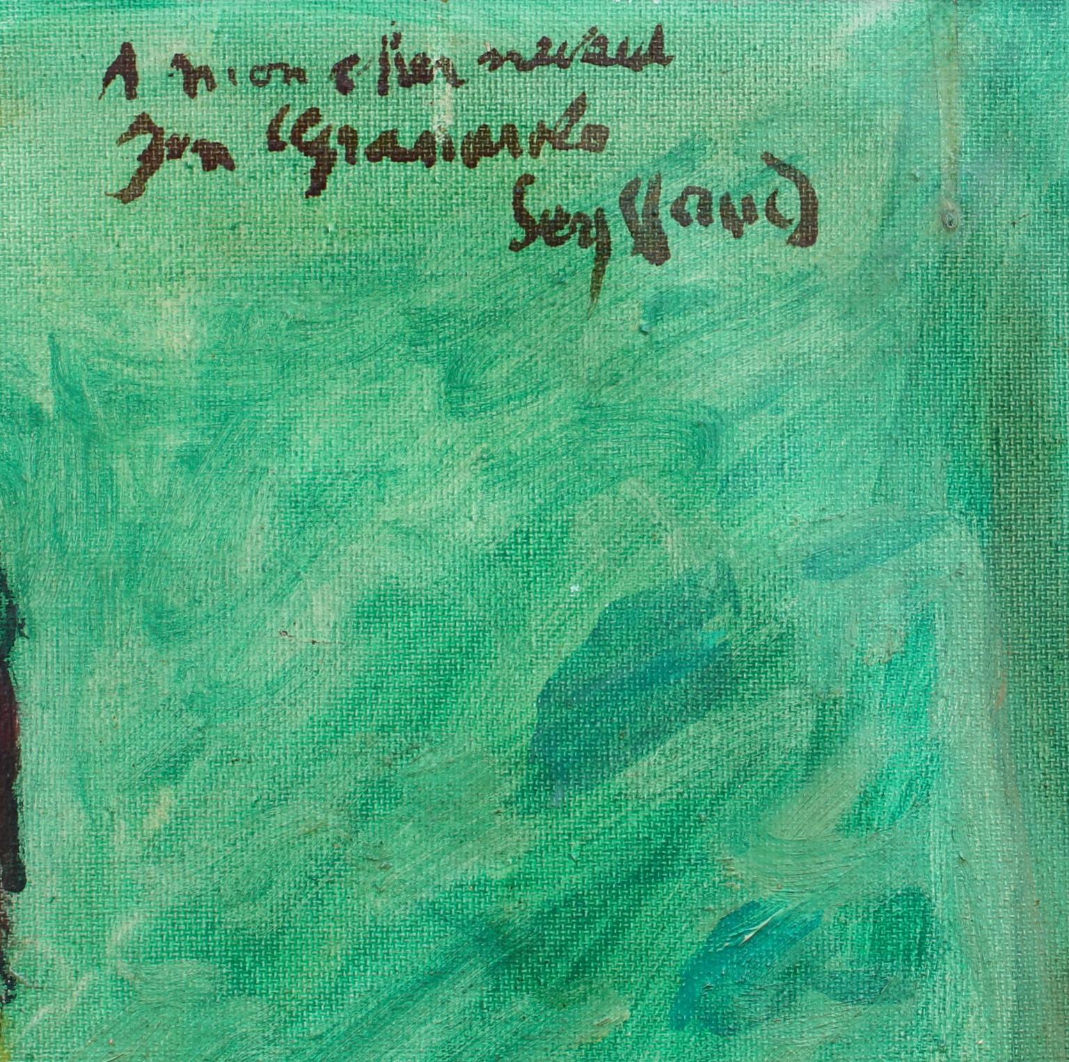 'Portrait of the Nephew of the Artist' by René Seyssaud, French Oil Painting For Sale 4