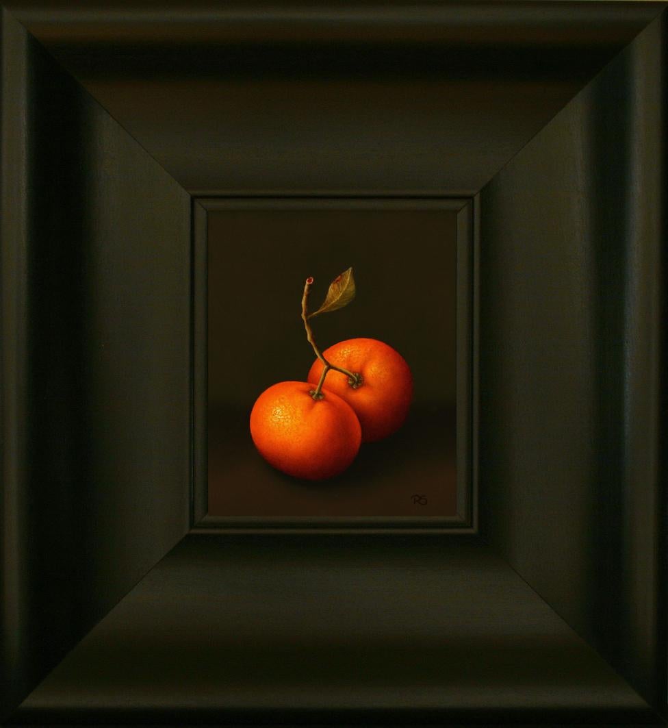 ''Clementines” Contemporary Fine Realist Still-Life Painting of Clementines 1