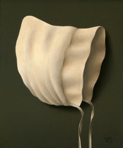 ''White Cap” Contemporary Fine Realist Still-Life Painting of a White Cap