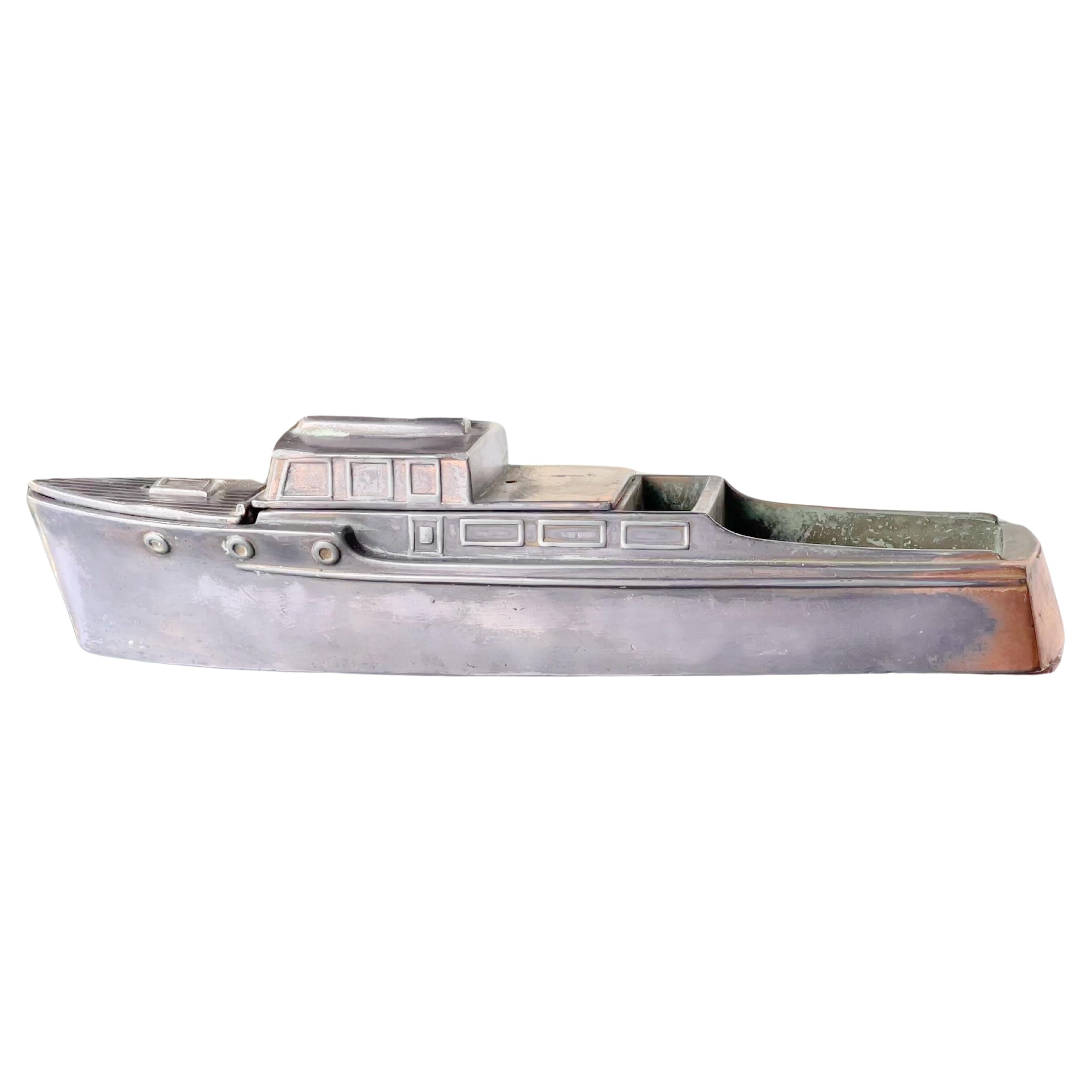 Rene Umberto Scarponi 1932 Patented Boat Cigarette & Cigar Holder & Ashtray For Sale