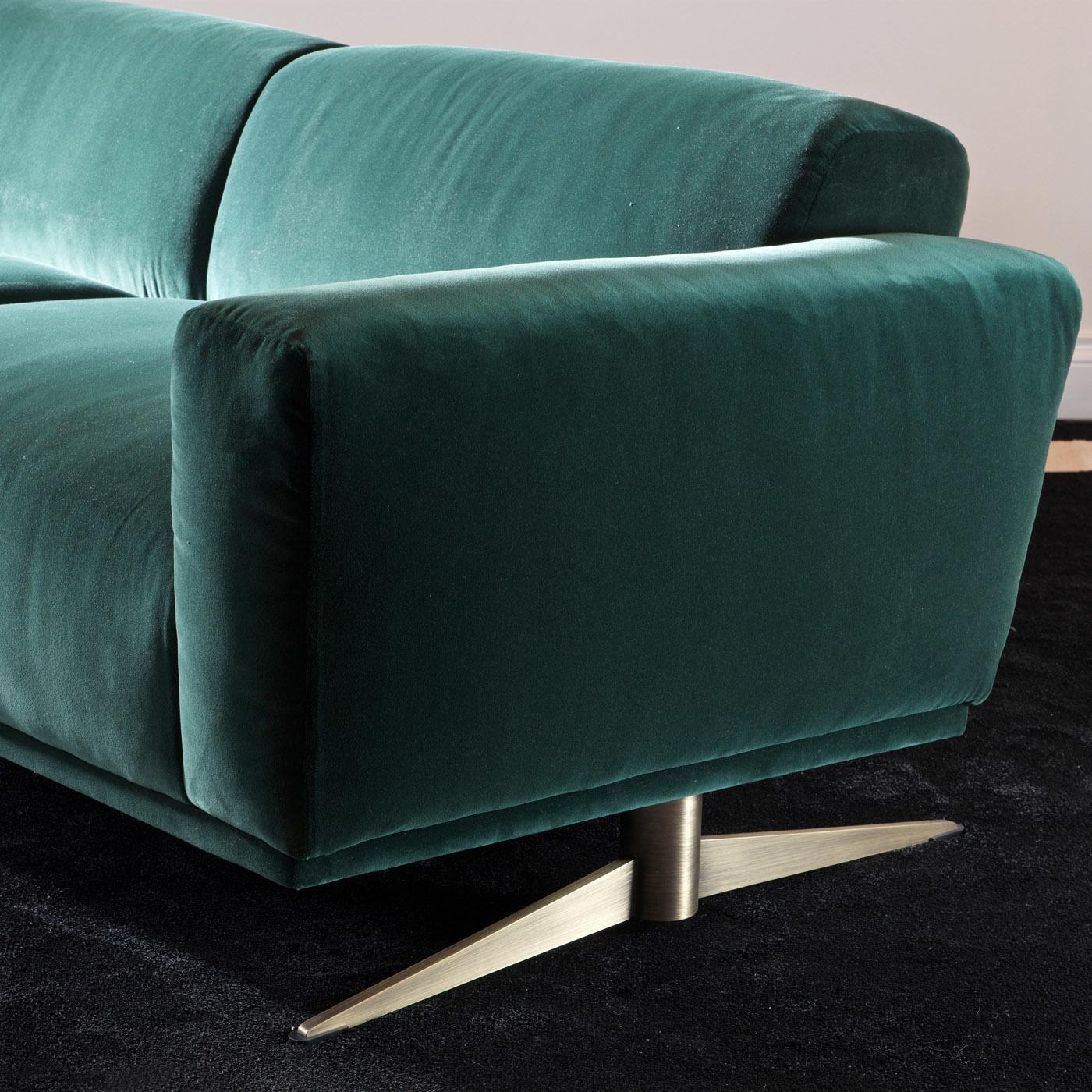 Modern Renee Blue Sofa by Dom Edizioni