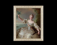 Renee De Carbonnel De Canisy, after French Rococo Oil Painting by Jean Nattier