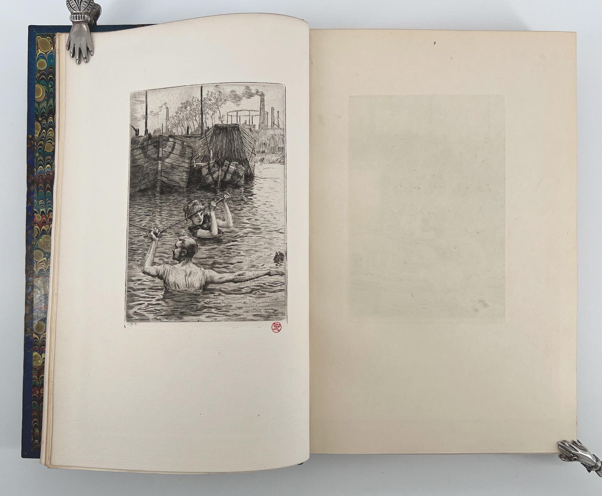 René Mauperin par les frères Goncourt, gravure originale de Tissot, signée Excellent état - En vente à Middletown, NY