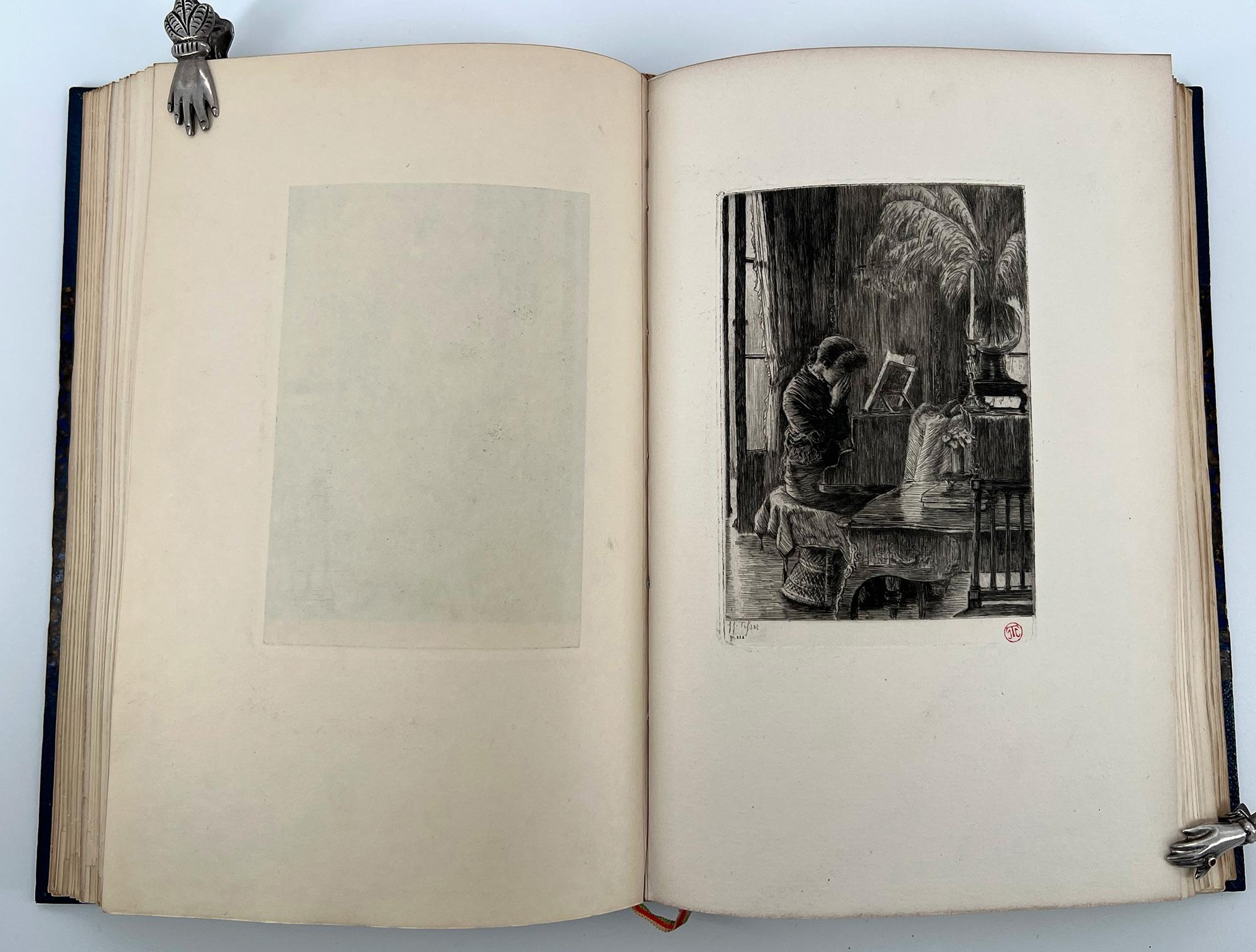 René Mauperin par les frères Goncourt, gravure originale de Tissot, signée en vente 3