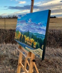 Gold on Peak to Peak, Original Painting