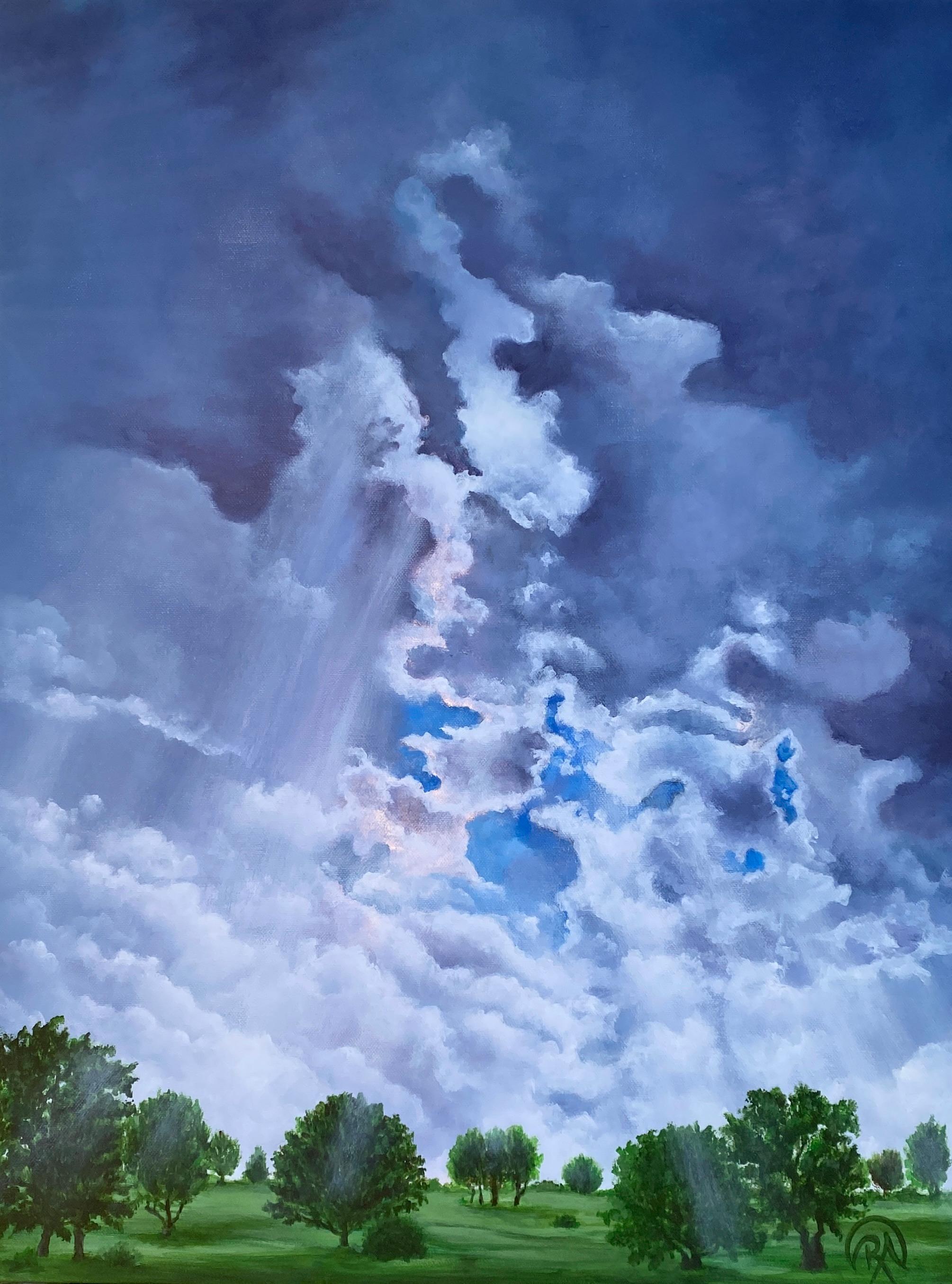 Renee Noel Landscape Painting - The Unveiling, Original Painting