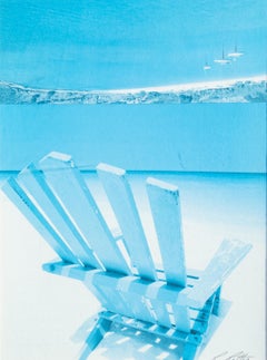 Adirondack Chair Summer Scene by Renee Ritter