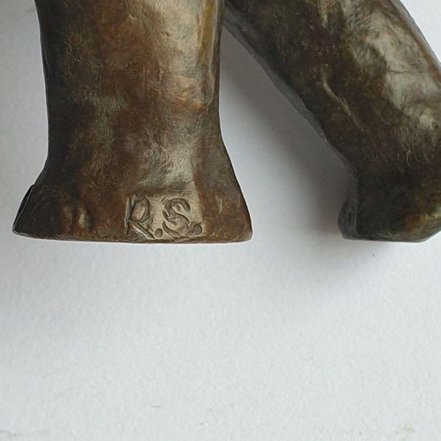 Renée Sintenis Bronze Sculpture Young Elephant, 1926 For Sale 2