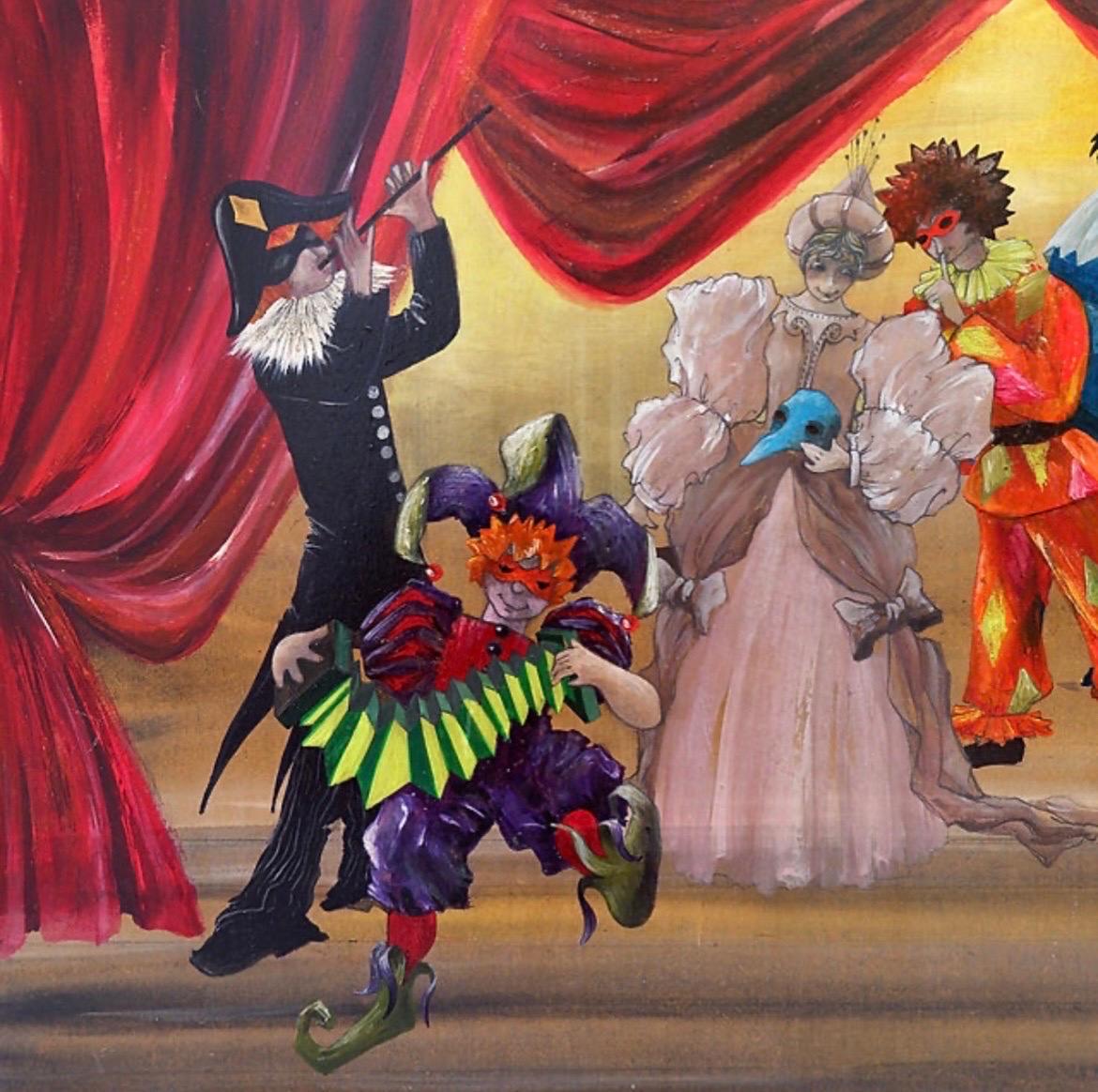 Renée Smith Odou painting on panel - Belgium For Sale 5