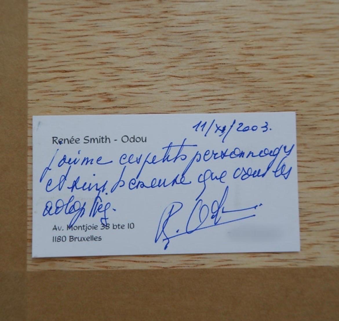 Renée Smith Odou painting on panel - Belgium For Sale 10