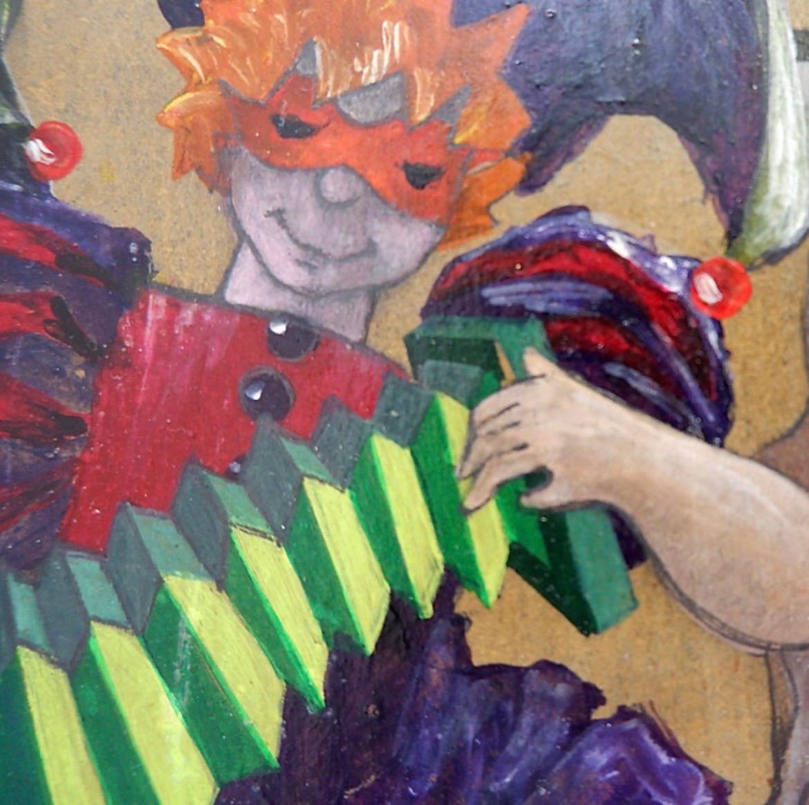 Renée Smith Odou painting on panel - Belgium For Sale 1