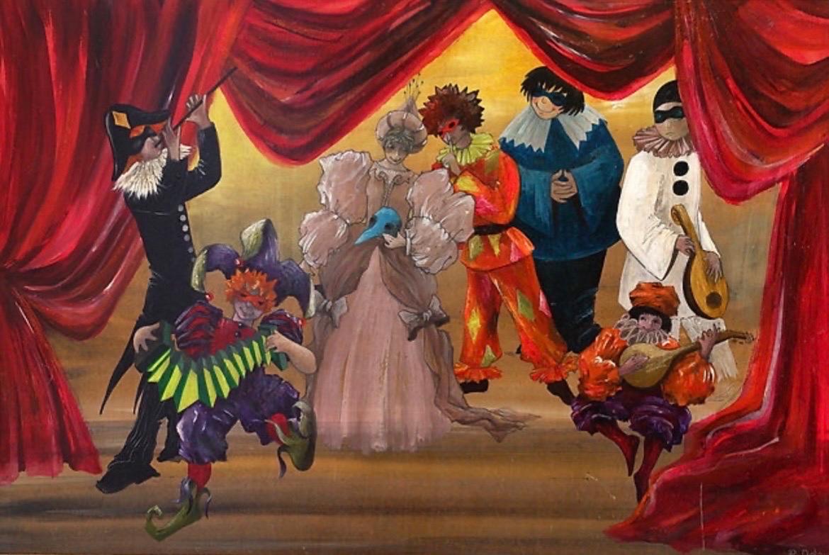 Renée Smith Odou painting on panel - Belgium For Sale 2