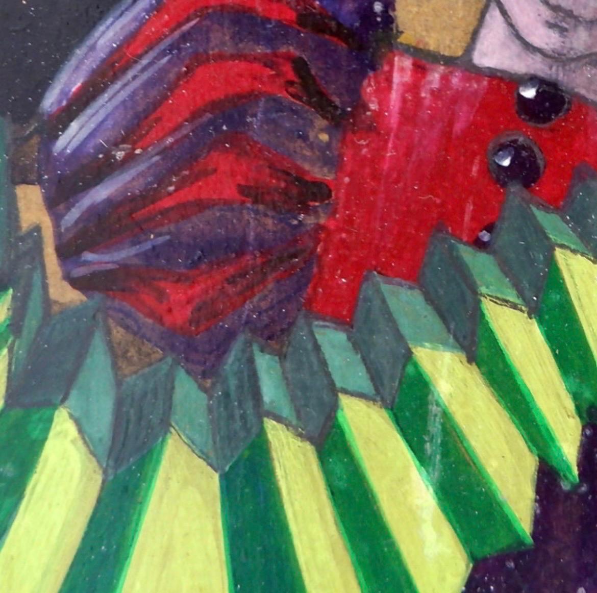 Renée Smith Odou painting on panel - Belgium For Sale 3