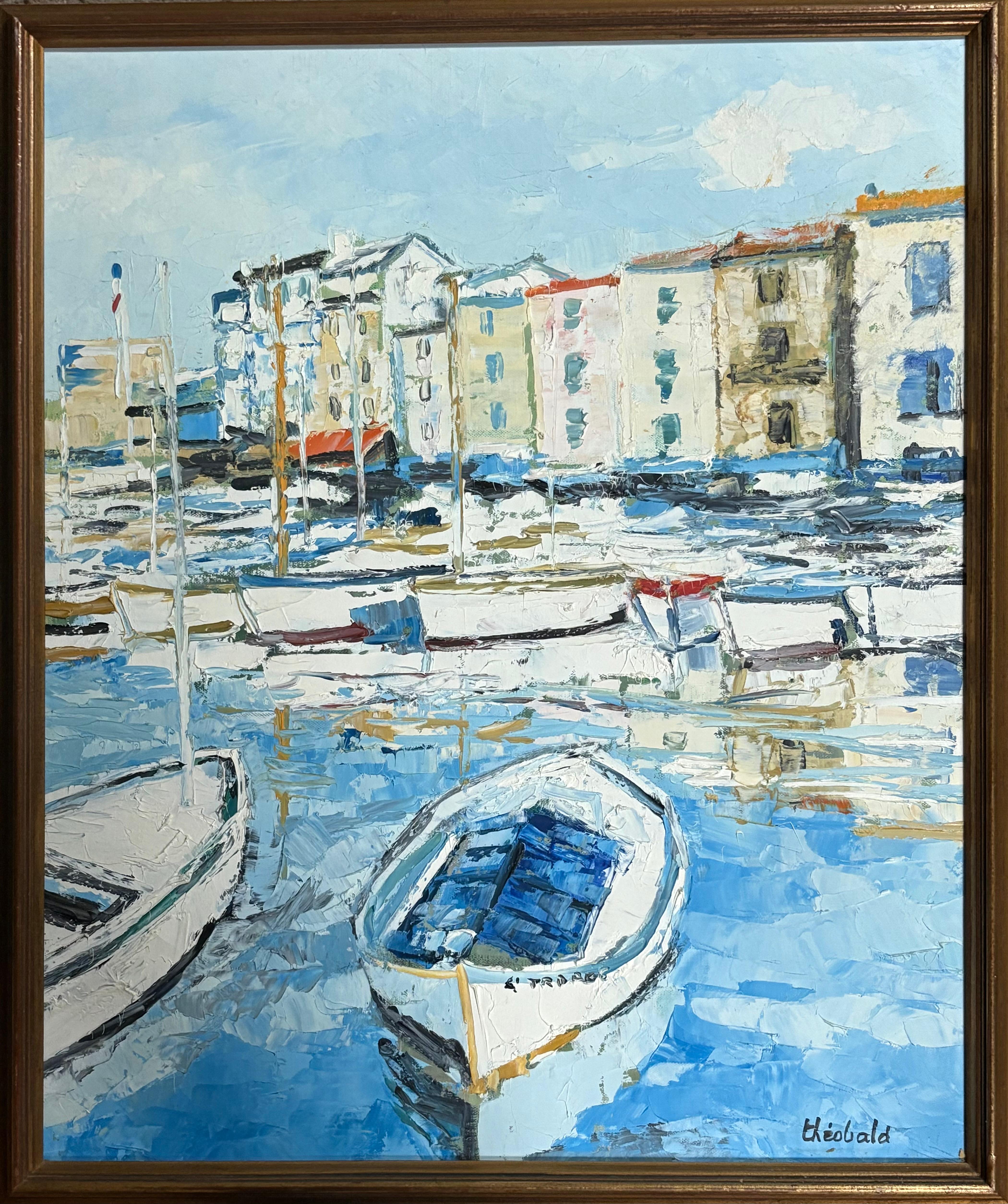 "Barche" - Painting di Renee Theobald