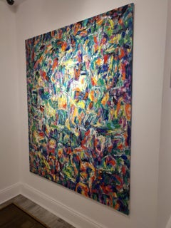 Archipel Abstraction 2 : Peinture à l'huile abstraite contemporaine