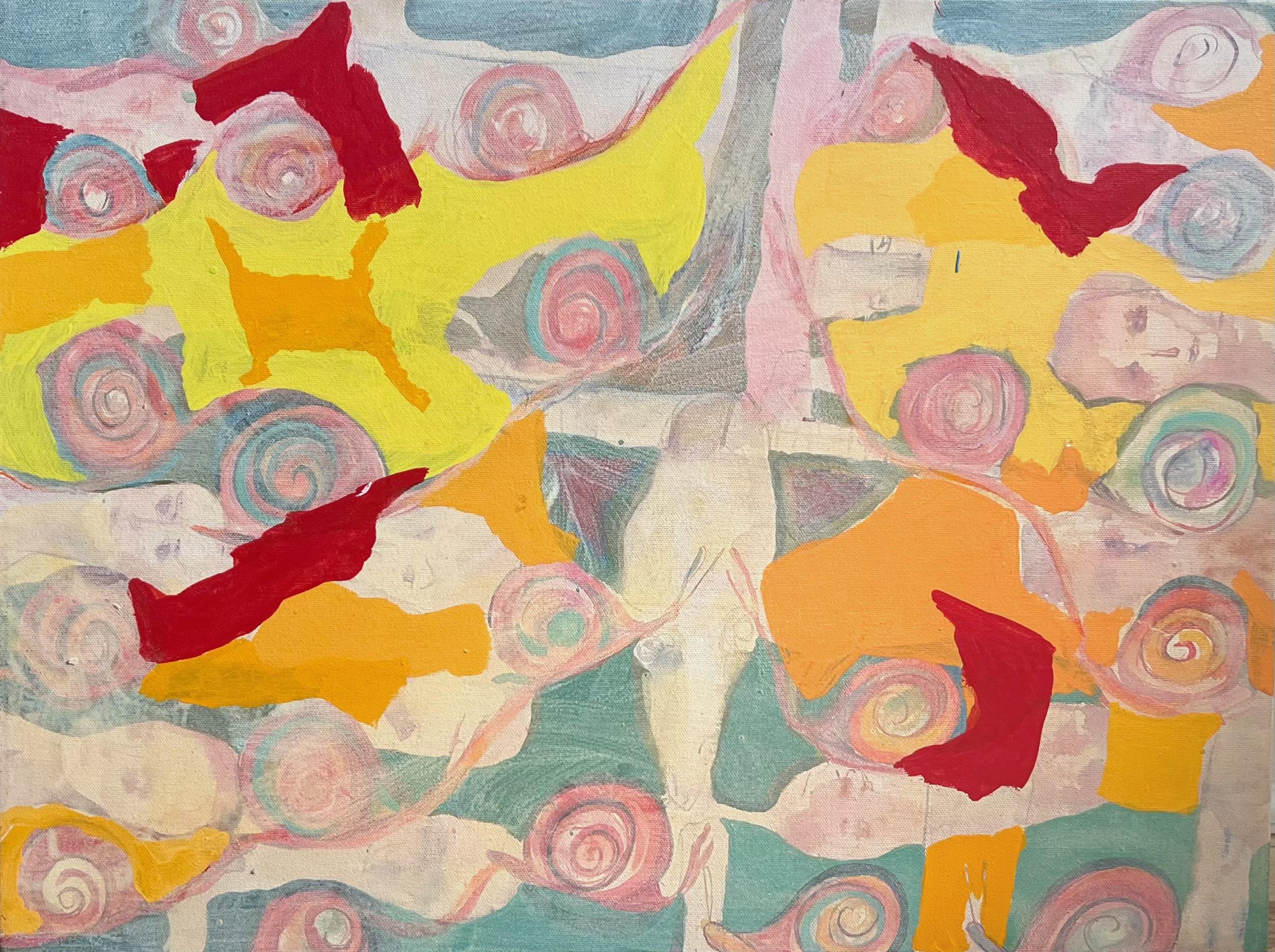 Abstract Painting di Renelio Marin - Pittura decorativa scadente