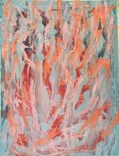 Pittura astratta colorata su carta in stile Graffiti