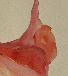 Composition Flora 1: Contemporary Still-life Drawing and Watercolors on Paper