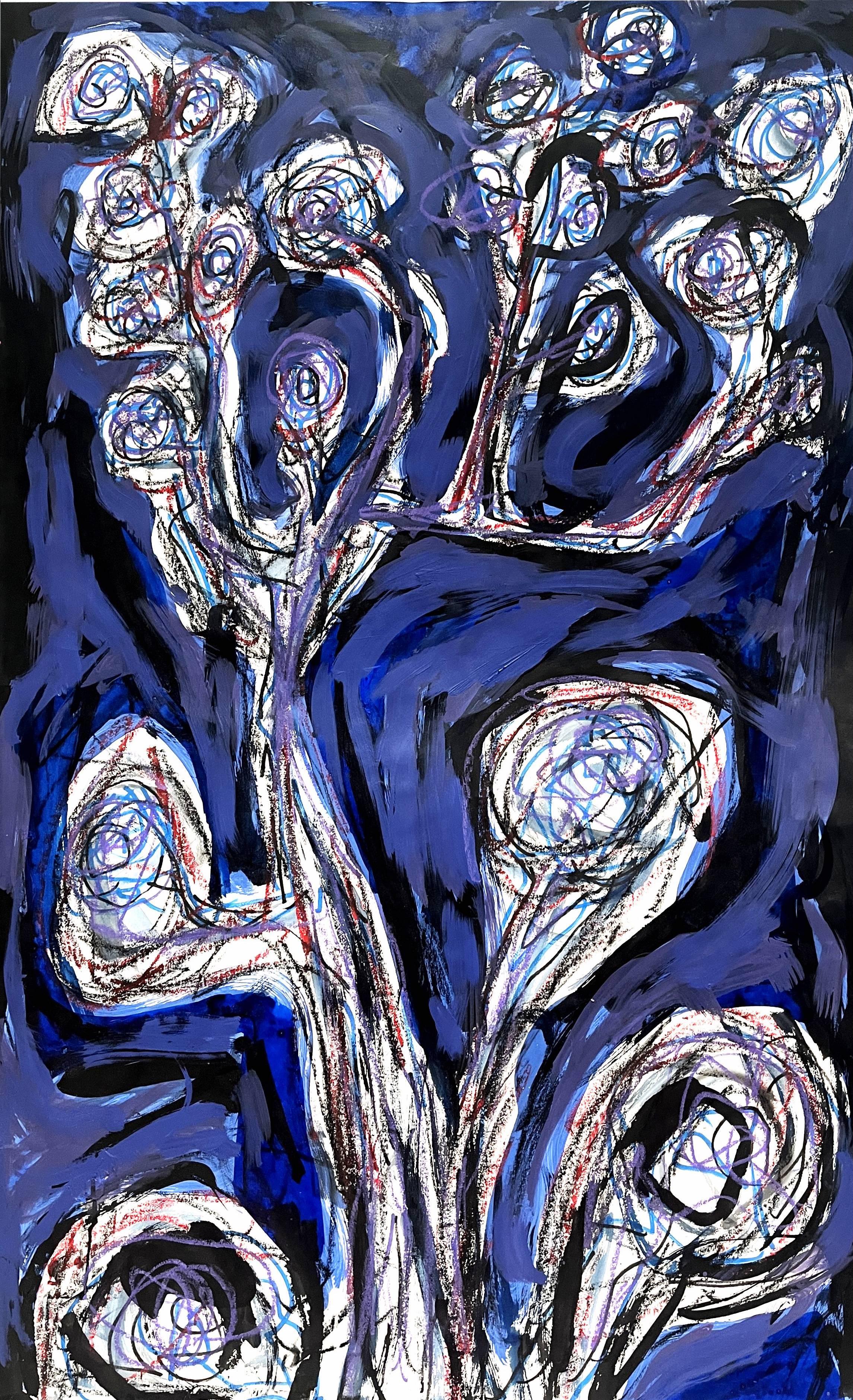 Renelio Marin Abstract Painting - Tree 2