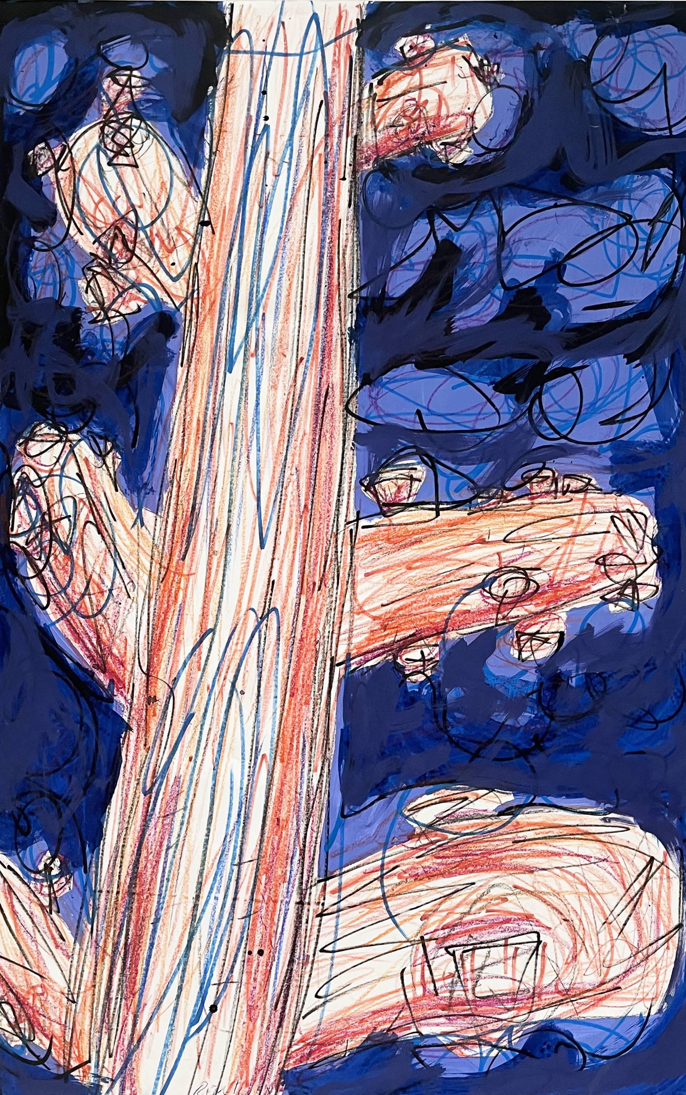Renelio Marin Abstract Painting - Tree 8