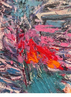 Tree Of Life : Peinture  l'huile contemporaine figurative  grande chelle sur toile