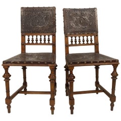 Antique Renaissance Revival Chairs, 1890s