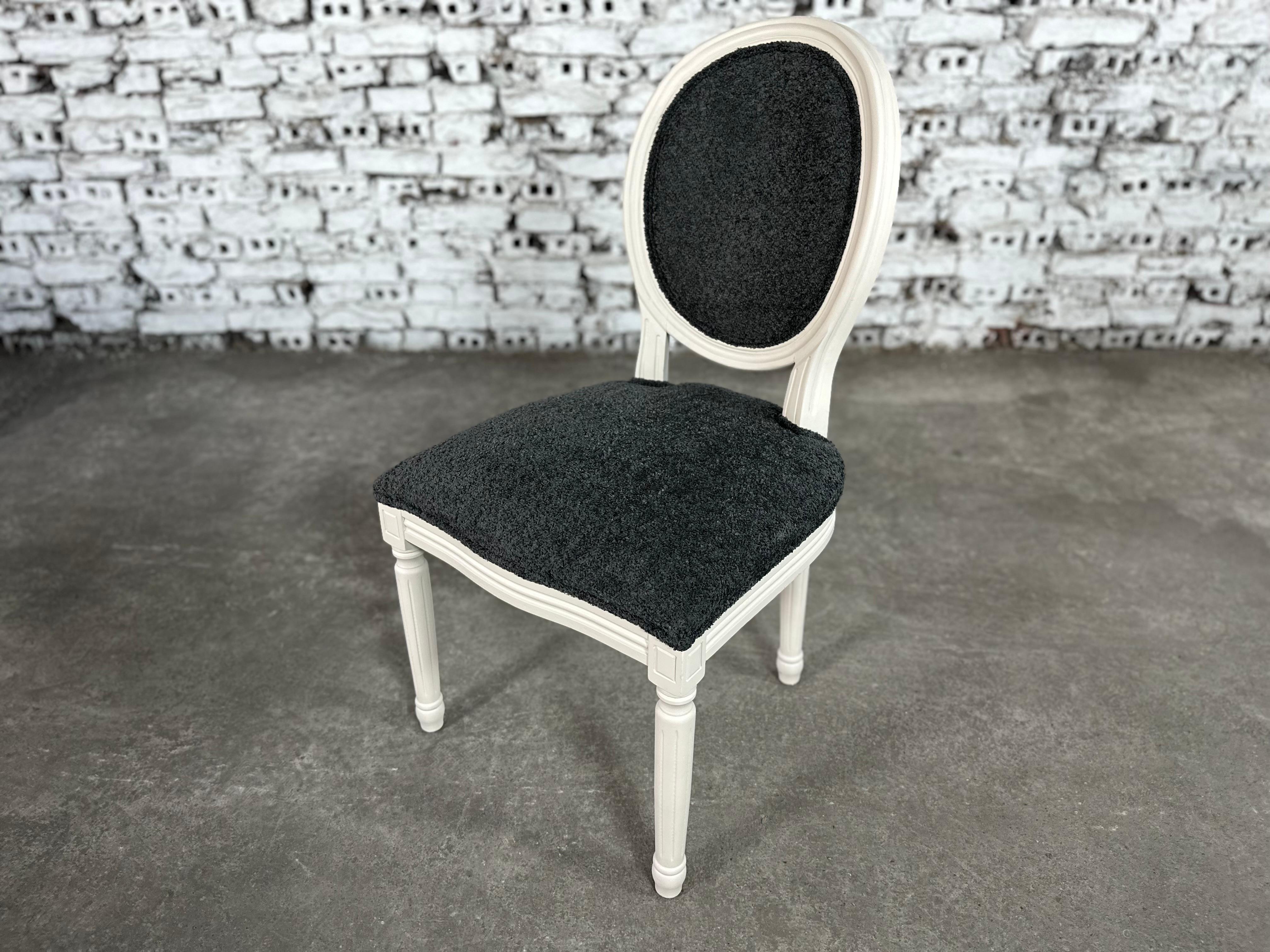 Renewed and Reupholstered French Louis XVI Dining Chairs - Set of 10 10