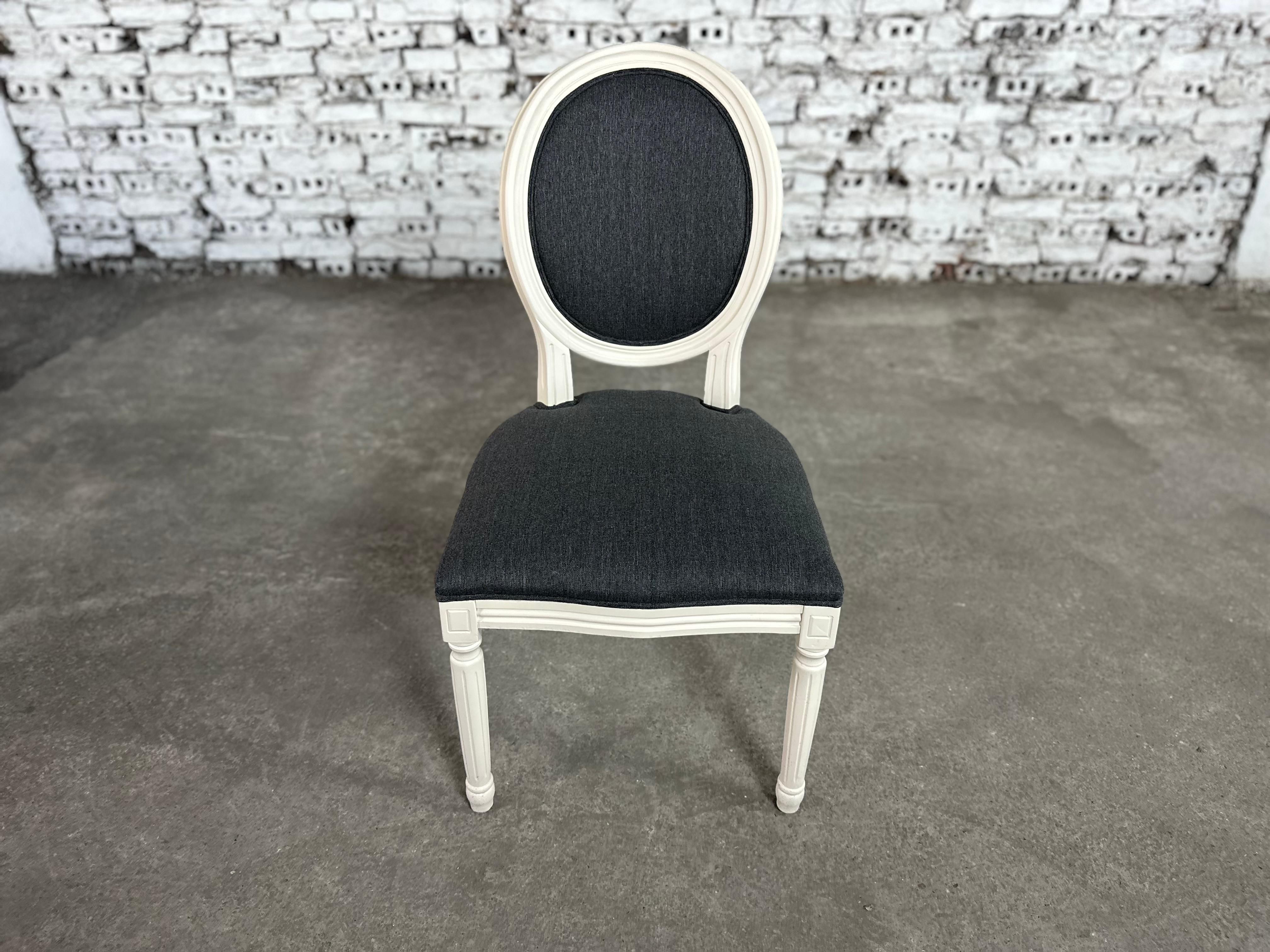 Renewed and Reupholstered French Louis XVI Dining Chairs - Set of 10 2
