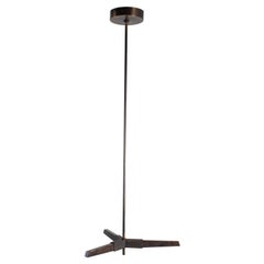 RENG, Buki I, Forged Steel, Rustic Modern Brass and Steel Suspension Light
